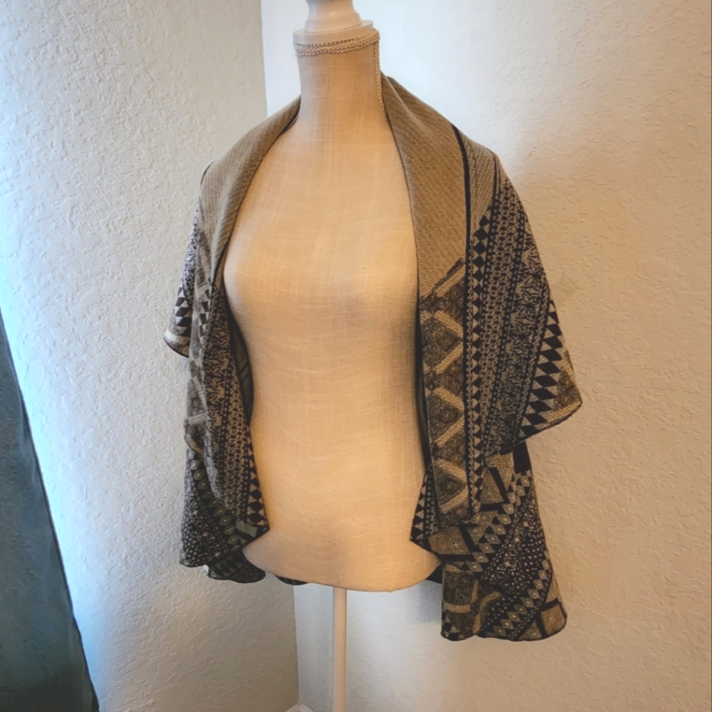 Charlie Paige Open Front Sweater Wrap